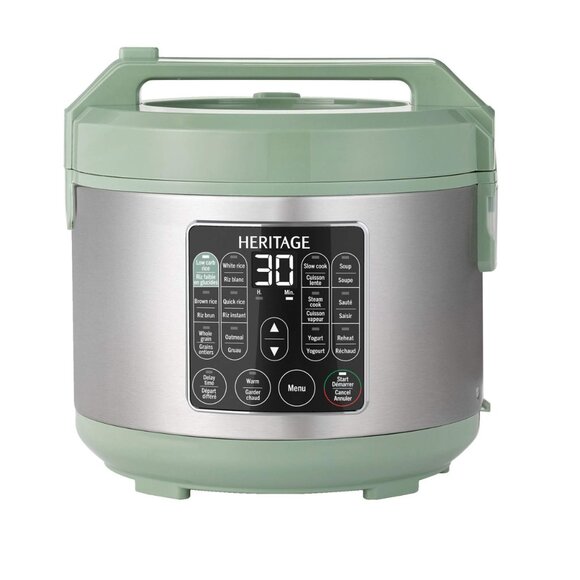 Heritage Digital Programmable Rice & Grain Cooker with 13 Pre-Set Cooking Functi - Picture 3 of 4